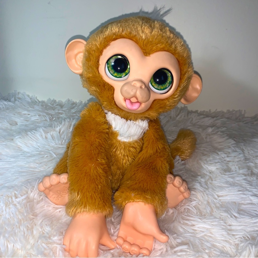 FurReal Interactive Monkey Check Up Zandi Plush Toy HASBRO